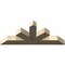 Ekena Millwork Saratoga Rough Sawn Timber Gable Bracket, Douglas Fir, 60"W x 25"H x 6"D x 6"F, 10/12 Pitch GBW060X25X0606SAR00RDF - alternate 4